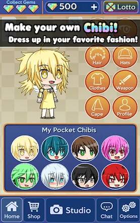   Pocket Chibi - Anime Dress Up -     