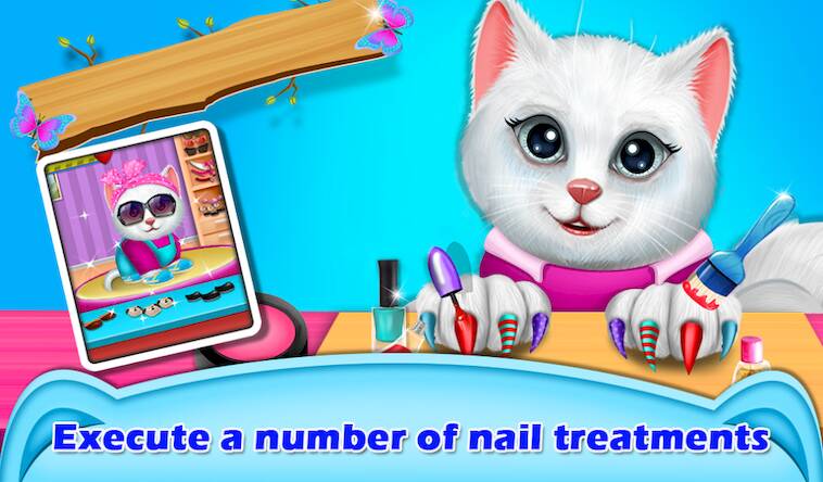   My Kitty Salon Makeover Games -     