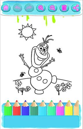   Frozen Coloring Pages. -     