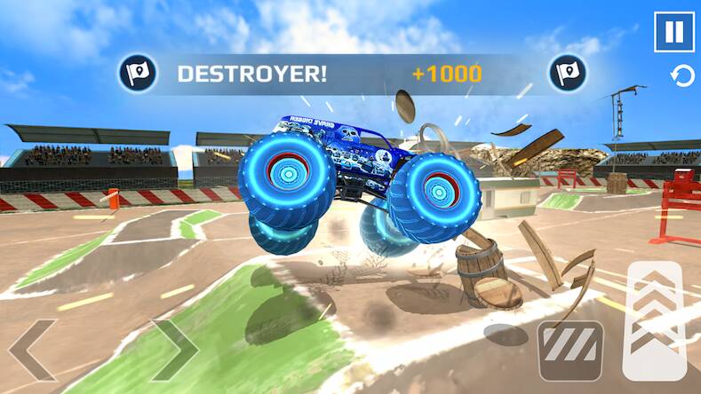   Car Games: Monster Truck Stunt -     