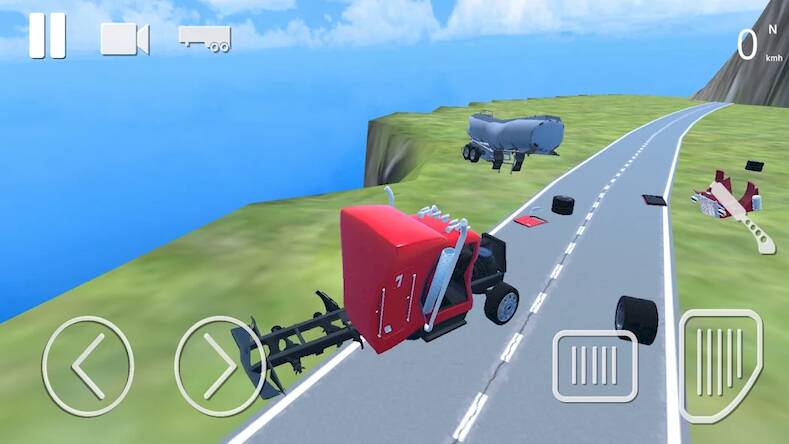   Truck Crash Simulator Accident -     