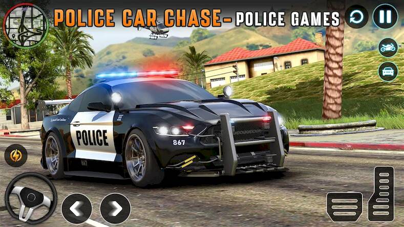   Police Car Chase: Police Games -     