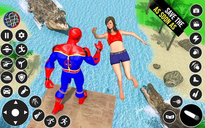   Superhero Rescue: Spider Games -     