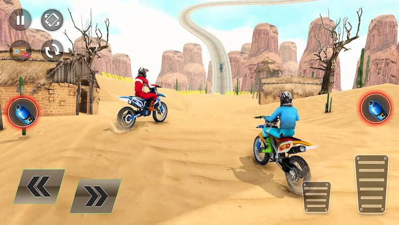   Mega Ramp Stunt Bike Games 3D -     