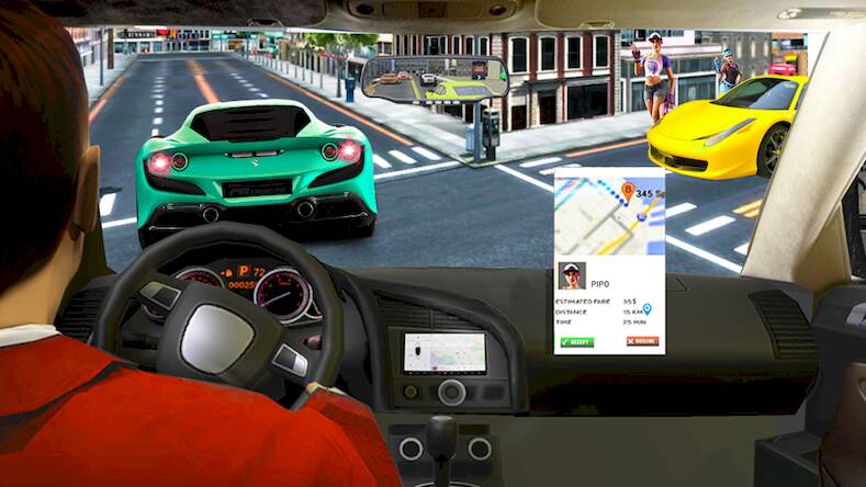   Taxi Games Driving Car Game 3D -     