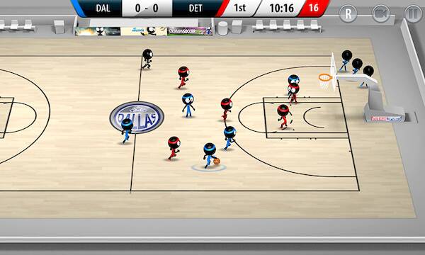   Stickman Basketball 3D -     