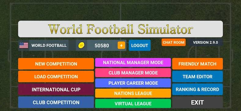   World Football Simulator -     