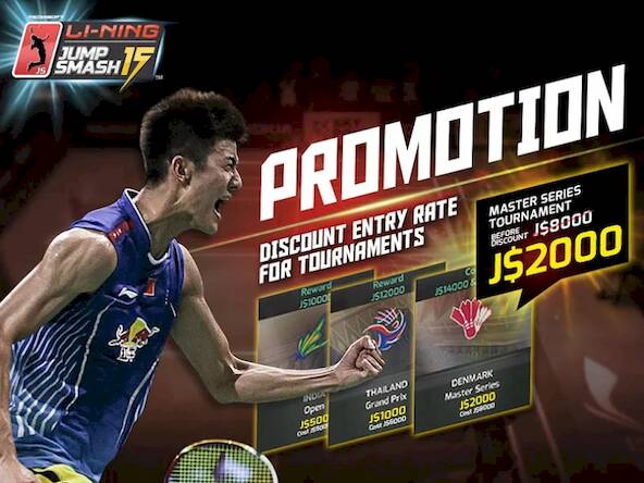   LiNing Jump Smash 15 Badminton -     