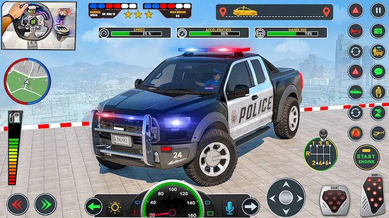   Police Car Driving: Car Games -     
