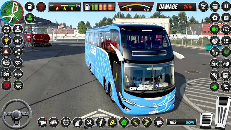   Coach Bus Driving- Bus Game -     